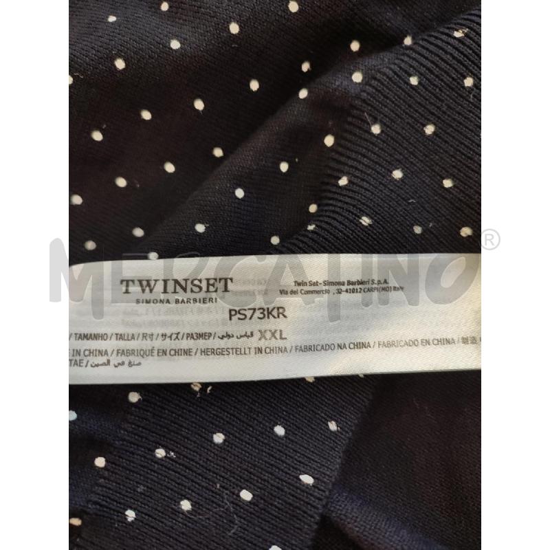 MAGLIA DONNA NERA TWINSET POIS CUORE ROSSO | Mercatino dell'Usato Roma montemario 3
