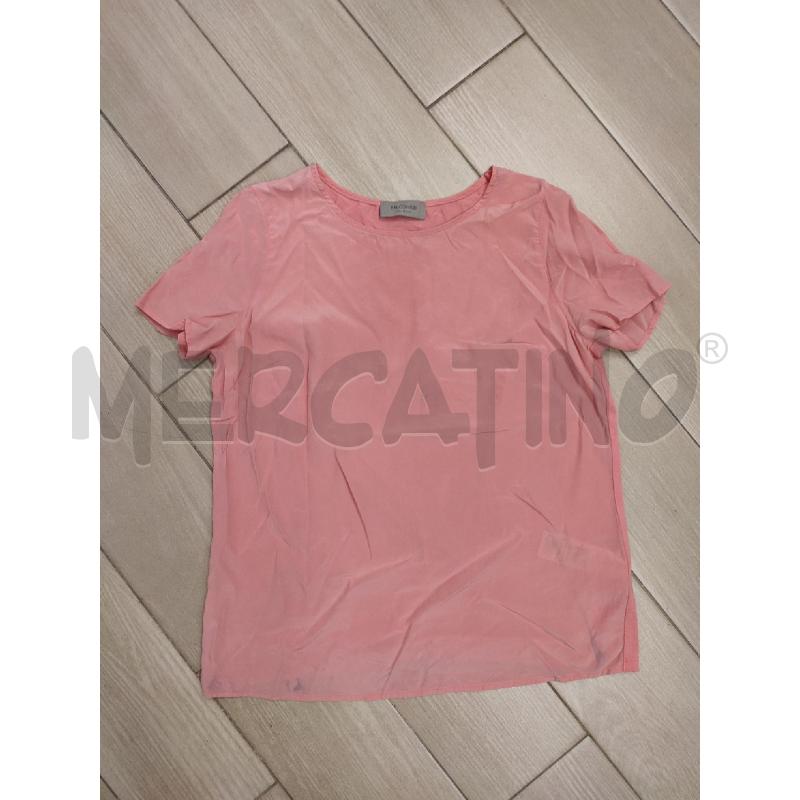 MAGLIA DONNA ROSA FALCONERI MISTO SETA | Mercatino dell'Usato Roma montemario 1