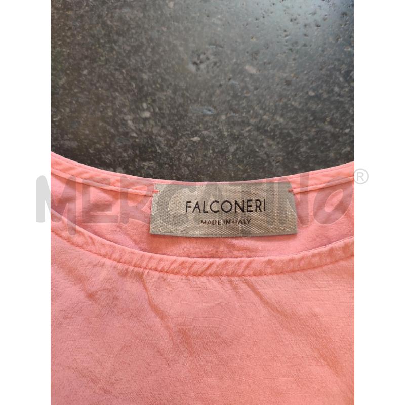 MAGLIA DONNA ROSA FALCONERI MISTO SETA | Mercatino dell'Usato Roma montemario 2