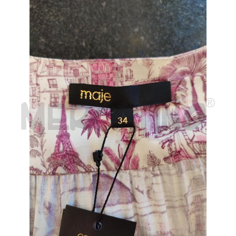 MAGLIA DONNA ROSA MAJE DISEGNI  | Mercatino dell'Usato Roma montemario 3