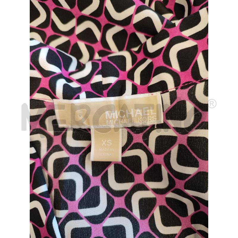 MAGLIA DONNA ROSA MICHAEL KORS DISEGNI BIANCHI | Mercatino dell'Usato Roma montemario 2