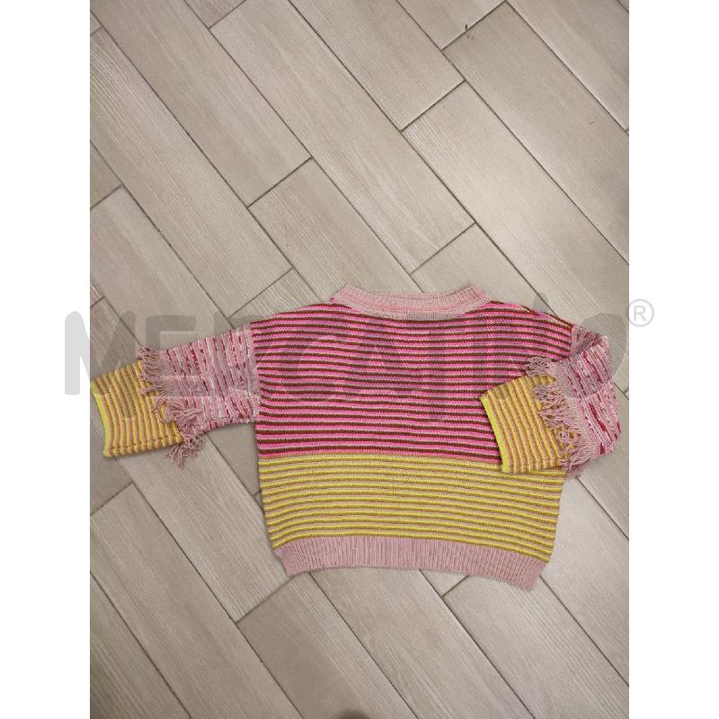 MAGLIA DONNA ROSA TWINSET RIGHE GIALLE | Mercatino dell'Usato Roma montemario 1