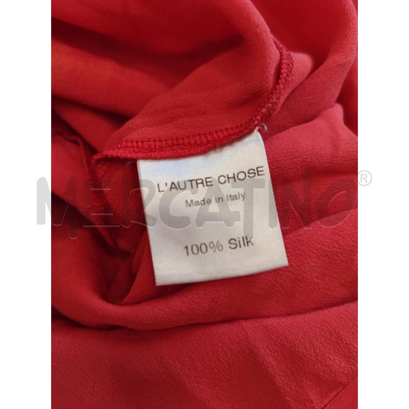 MAGLIA DONNA ROSSA L'AUTRECHOSE | Mercatino dell'Usato Roma montemario 3
