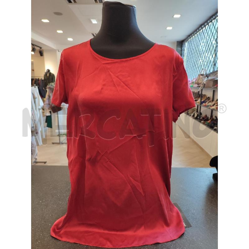 MAGLIA DONNA ROSSA MAX MARA SETA | Mercatino dell'Usato Roma montemario 1