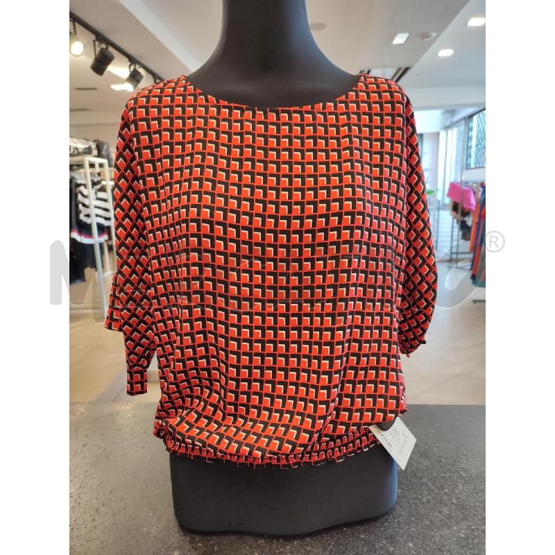 MAGLIA DONNA ROSSA MICHAEL KORS DISEGNI NERI  | Mercatino dell'Usato Roma montemario 1