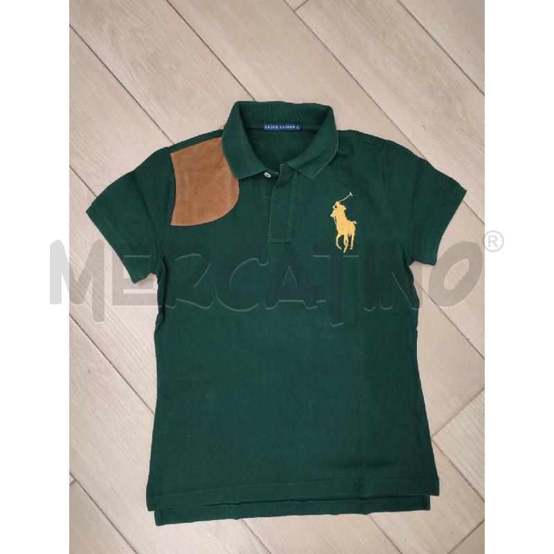 MAGLIA DONNA VERDE RALPH LAUREN MARRONE | Mercatino dell'Usato Roma montemario 1