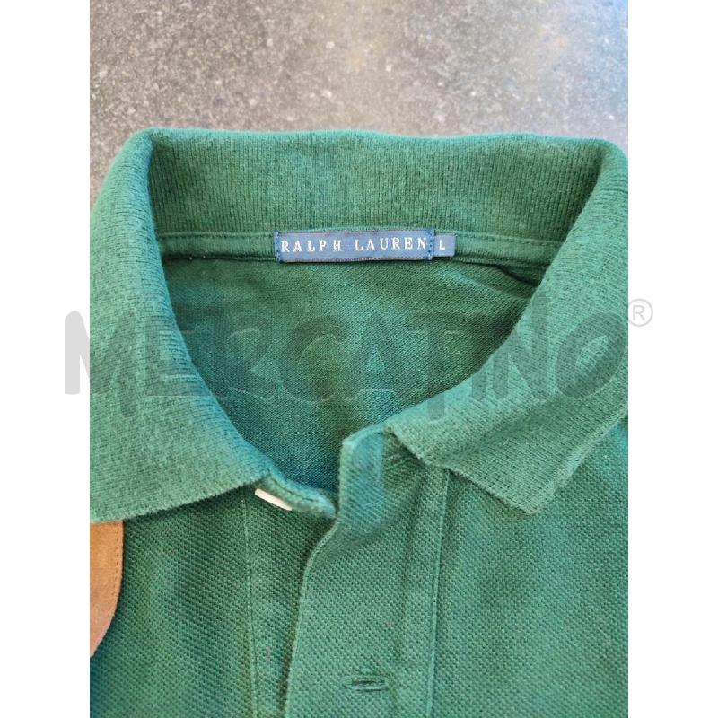 MAGLIA DONNA VERDE RALPH LAUREN MARRONE | Mercatino dell'Usato Roma montemario 2