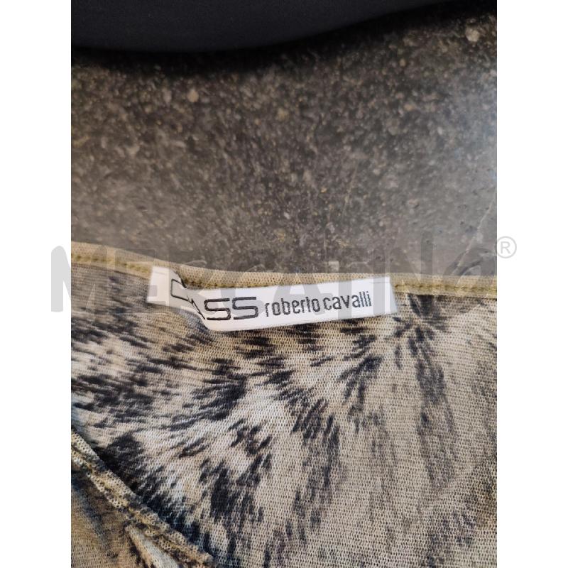 MAGLIA DONNA VERDE ROBERTO CAVALLI ZEBRATA | Mercatino dell'Usato Roma montemario 2