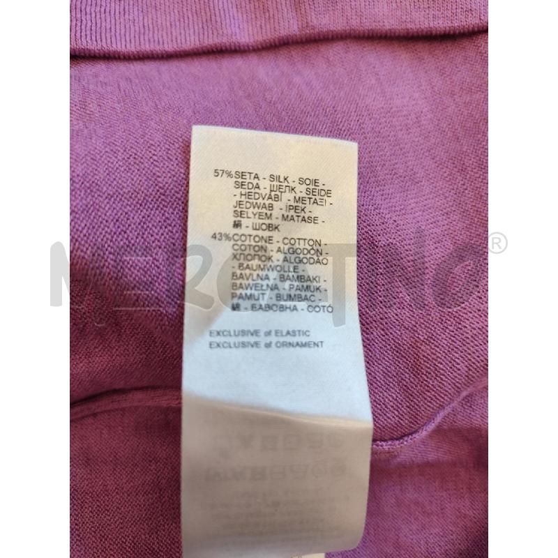 MAGLIA DONNA VIOLA FALCONERI MISTO SETA | Mercatino dell'Usato Roma montemario 4