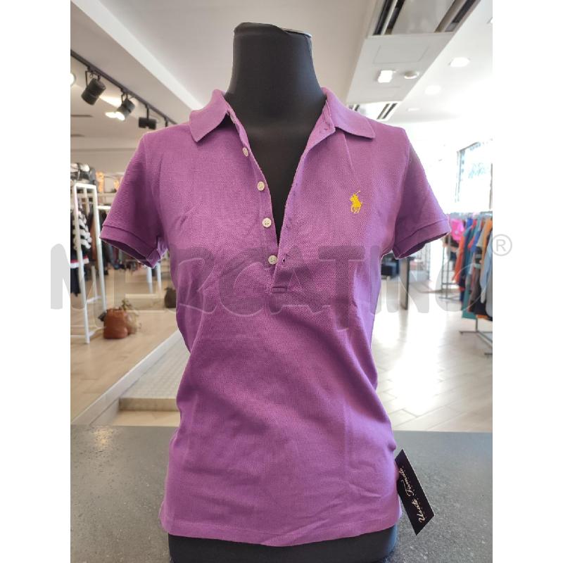 MAGLIA DONNA VIOLA RALPH LAUREN GIALLO | Mercatino dell'Usato Roma montemario 1