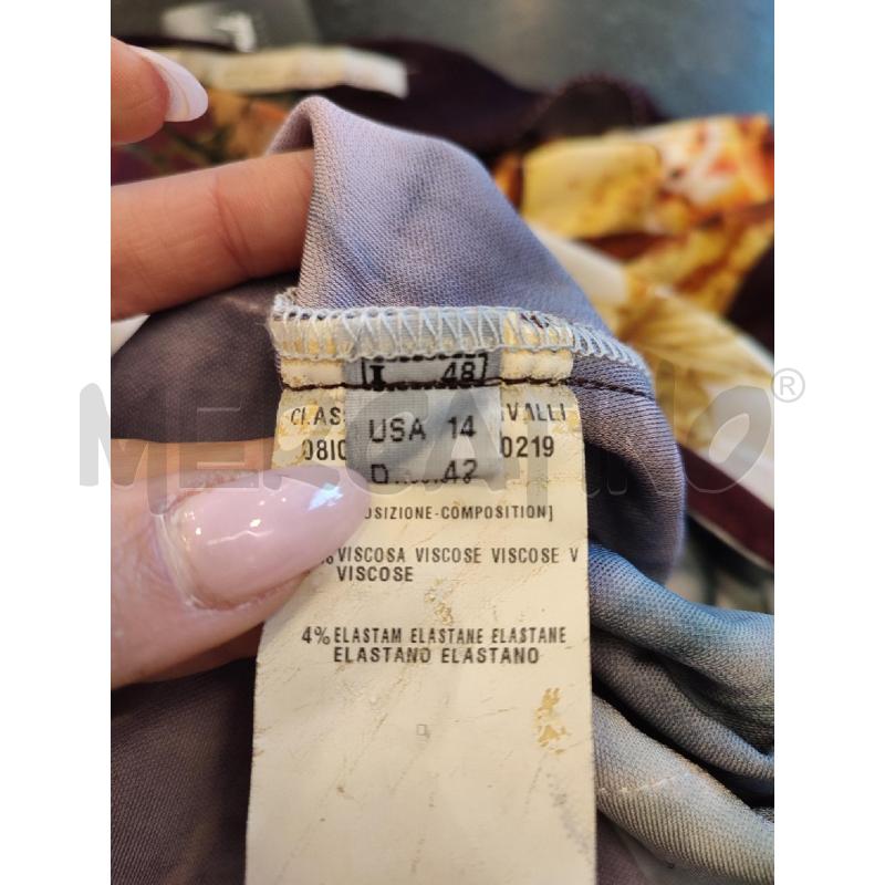 MAGLIA DONNA VIOLA ROBERTO CAVALLI GIALLO | Mercatino dell'Usato Roma montemario 3