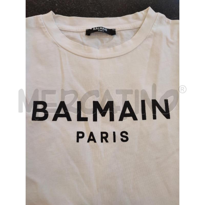 MAGLIA RAGAZZO BIANCA BALMAIN | Mercatino dell'Usato Roma montemario 2