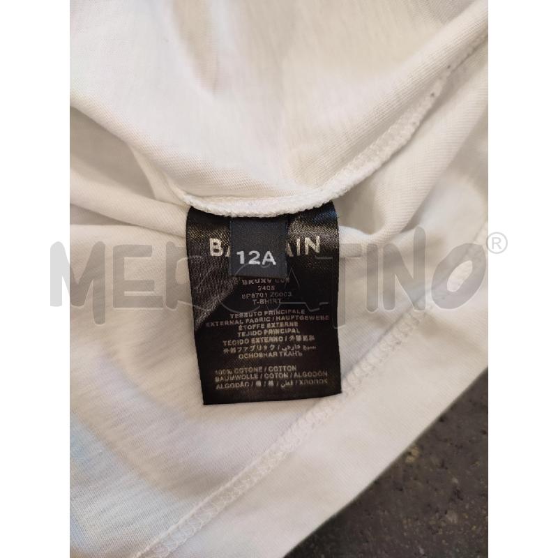 MAGLIA RAGAZZO BIANCA BALMAIN | Mercatino dell'Usato Roma montemario 3