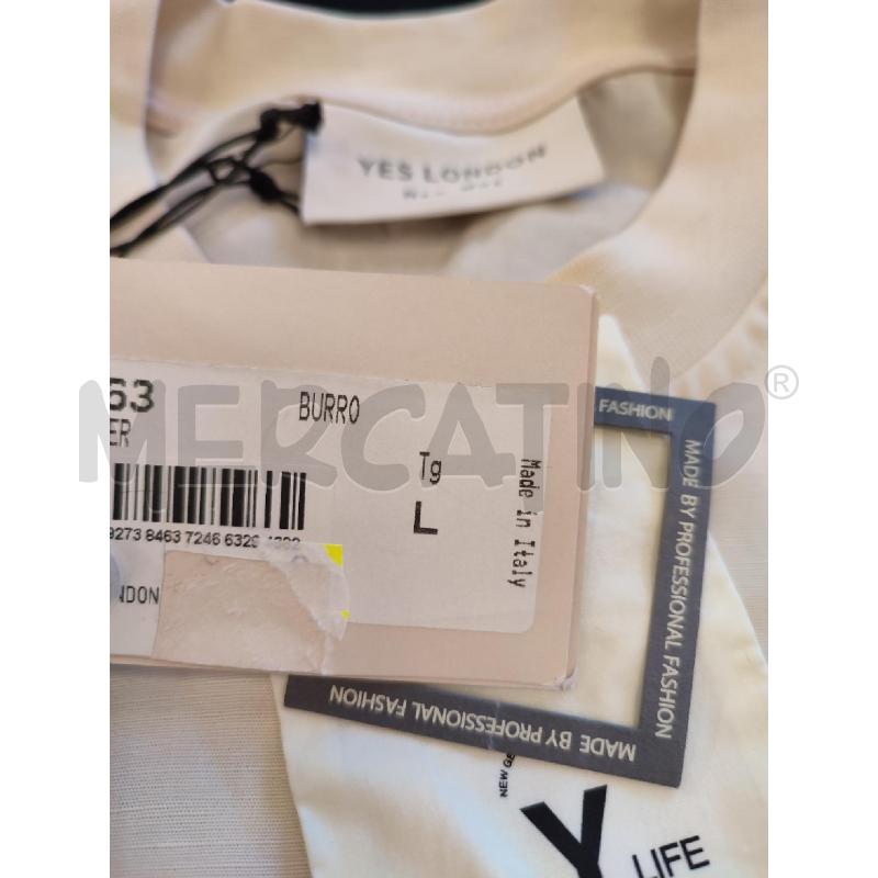 MAGLIA UOMO BEIGE YES LONDON | Mercatino dell'Usato Roma montemario 3
