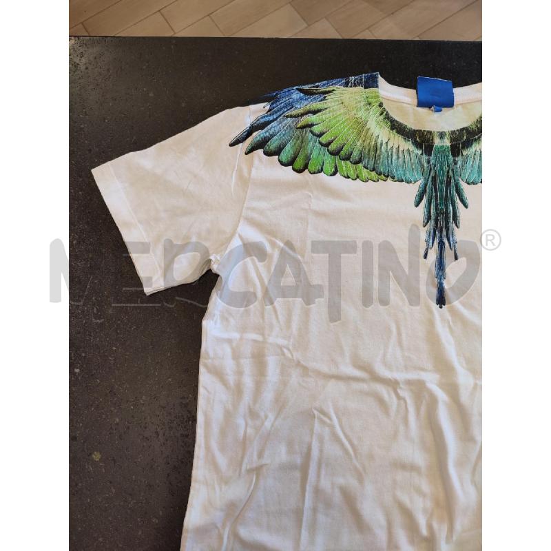 MAGLIA UOMO BIANCA MARCELO BURLON | Mercatino dell'Usato Roma montemario 2