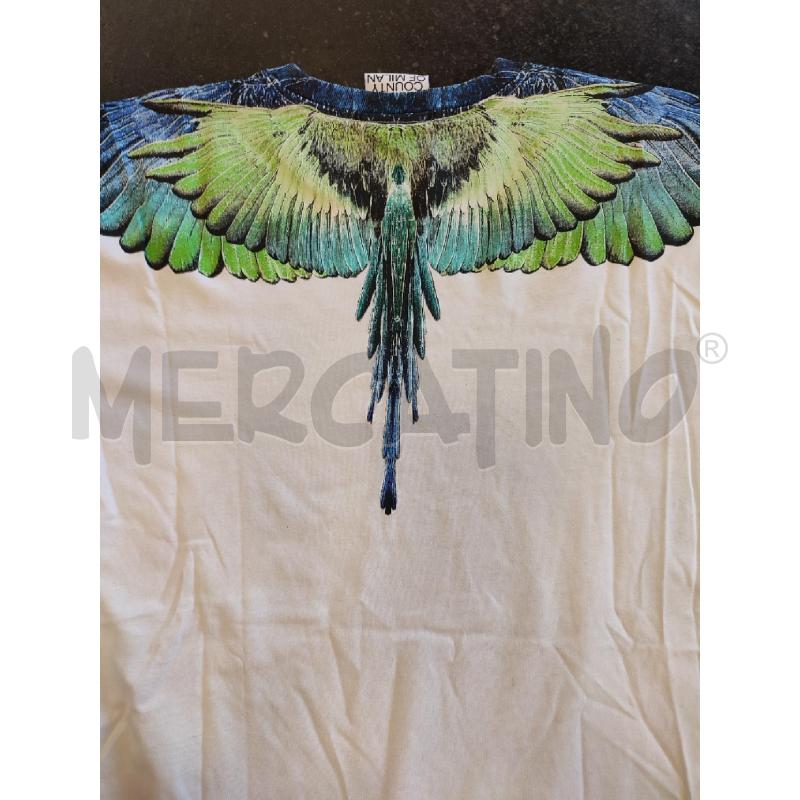 MAGLIA UOMO BIANCA MARCELO BURLON | Mercatino dell'Usato Roma montemario 4
