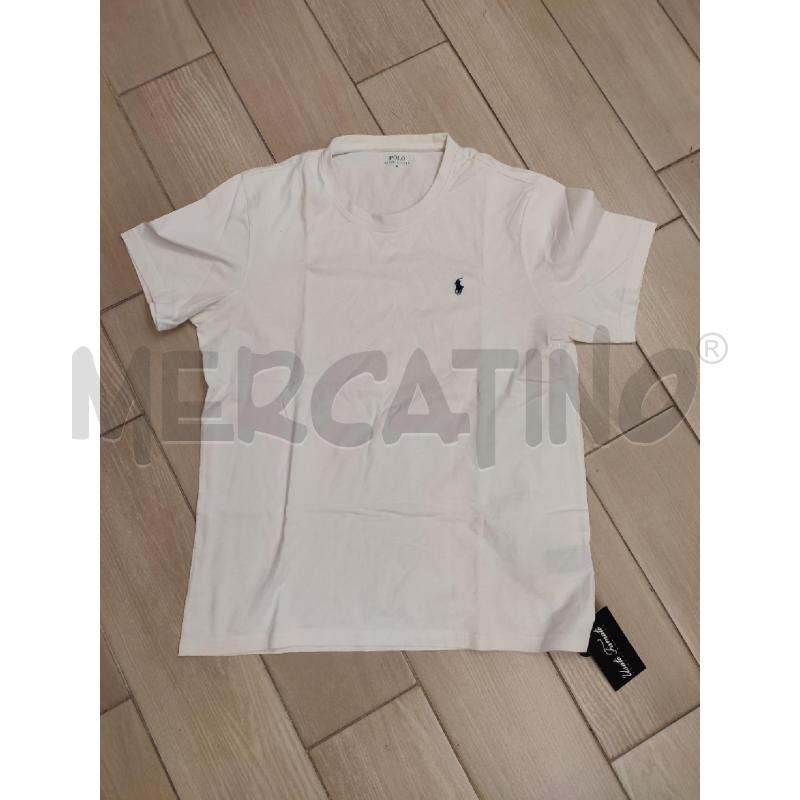 MAGLIA UOMO BIANCA RALPH LAUREN BLU | Mercatino dell'Usato Roma montemario 1