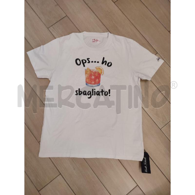 MAGLIA UOMO BIANCA SAINT BARTH OPS HO SBAGLIATO | Mercatino dell'Usato Roma montemario 1