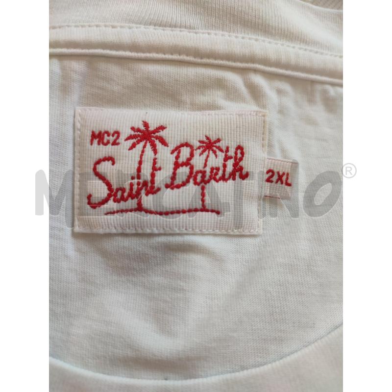 MAGLIA UOMO BIANCA SAINT BARTH OPS HO SBAGLIATO | Mercatino dell'Usato Roma montemario 2
