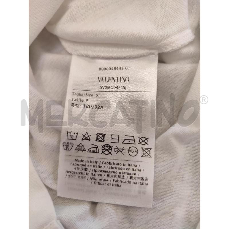 MAGLIA UOMO BIANCA VALENTINO 2029 | Mercatino dell'Usato Roma montemario 2