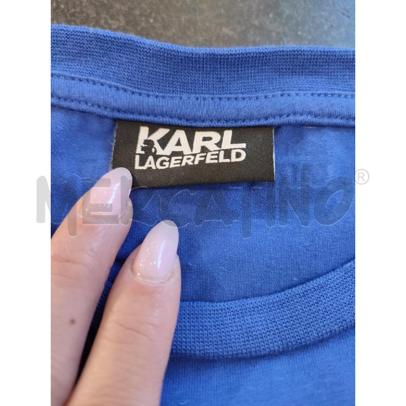 MAGLIA UOMO BLU KARL LAGERFIELD | Mercatino dell'Usato Roma montemario 3