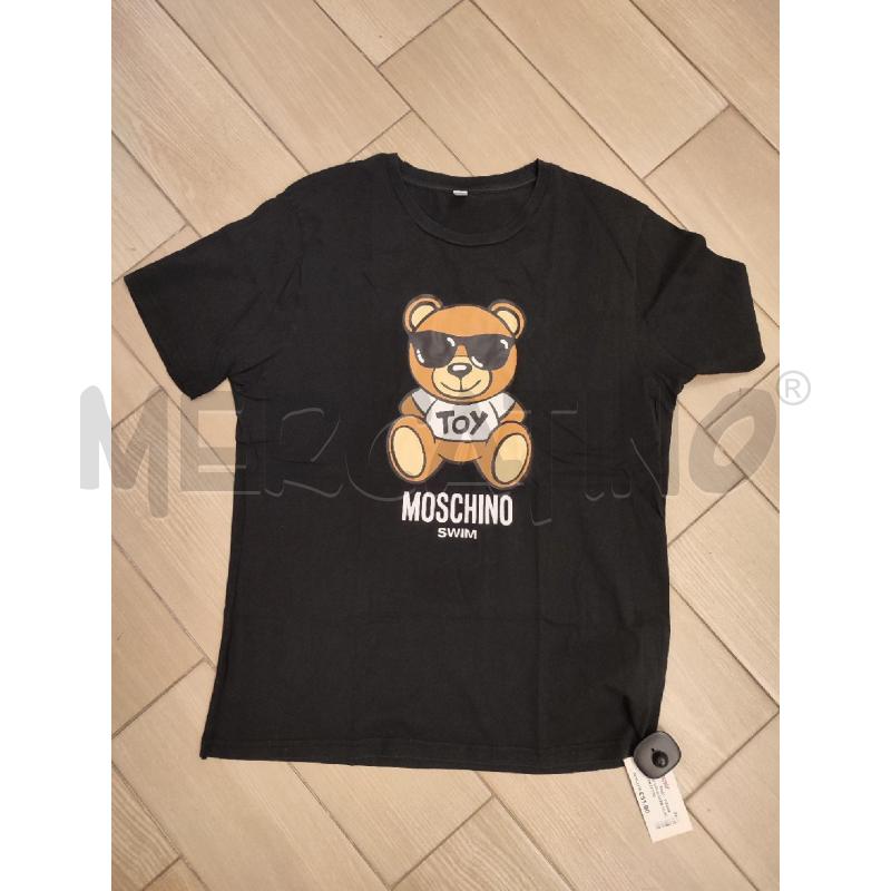MAGLIA UOMO NERA MOSCHINO ORSETTO | Mercatino dell'Usato Roma montemario 1