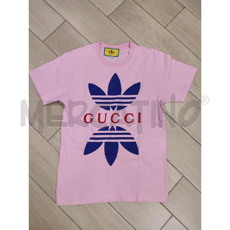 MAGLIA UOMO ROSA GUCCI ADIDAS | Mercatino dell'Usato Roma montemario 1