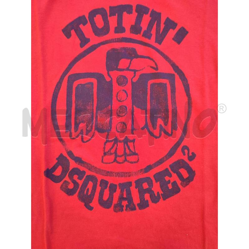 MAGLIA UOMO ROSSA DSQUARED TOTIN | Mercatino dell'Usato Roma montemario 3