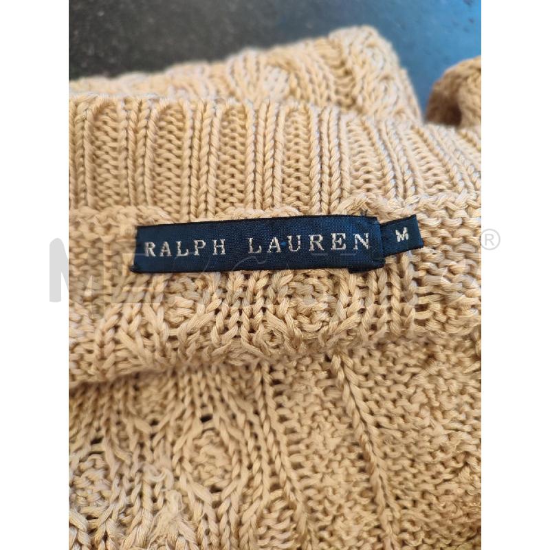 MAGLIONE DONNA BEIGE RALPH LAUREN 50%LINO | Mercatino dell'Usato Roma montemario 2