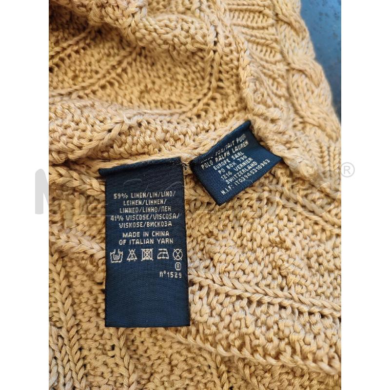 MAGLIONE DONNA BEIGE RALPH LAUREN 50%LINO | Mercatino dell'Usato Roma montemario 3
