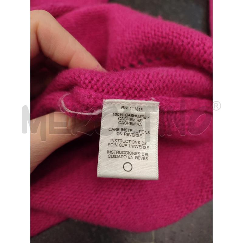 MAGLIONE DONNA FUCSIA CASHMERE MICHAEL KORS | Mercatino dell'Usato Roma montemario 2