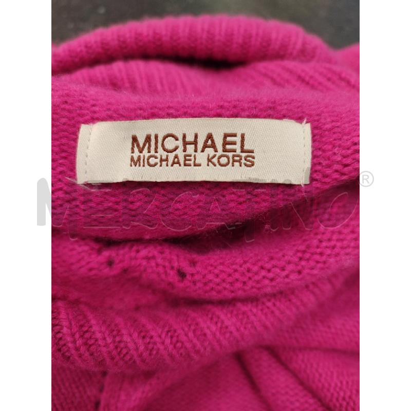 MAGLIONE DONNA FUCSIA CASHMERE MICHAEL KORS | Mercatino dell'Usato Roma montemario 3