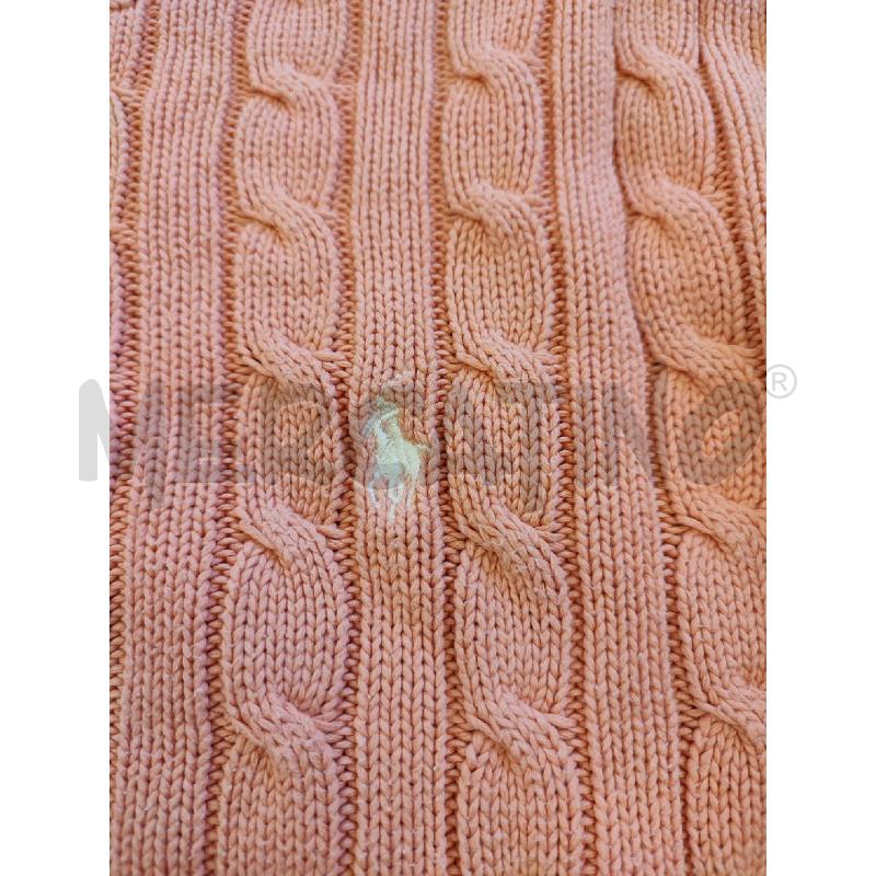 MAGLIONE DONNA SALMONE RALPH LAUREN BIANCO | Mercatino dell'Usato Roma montemario 3