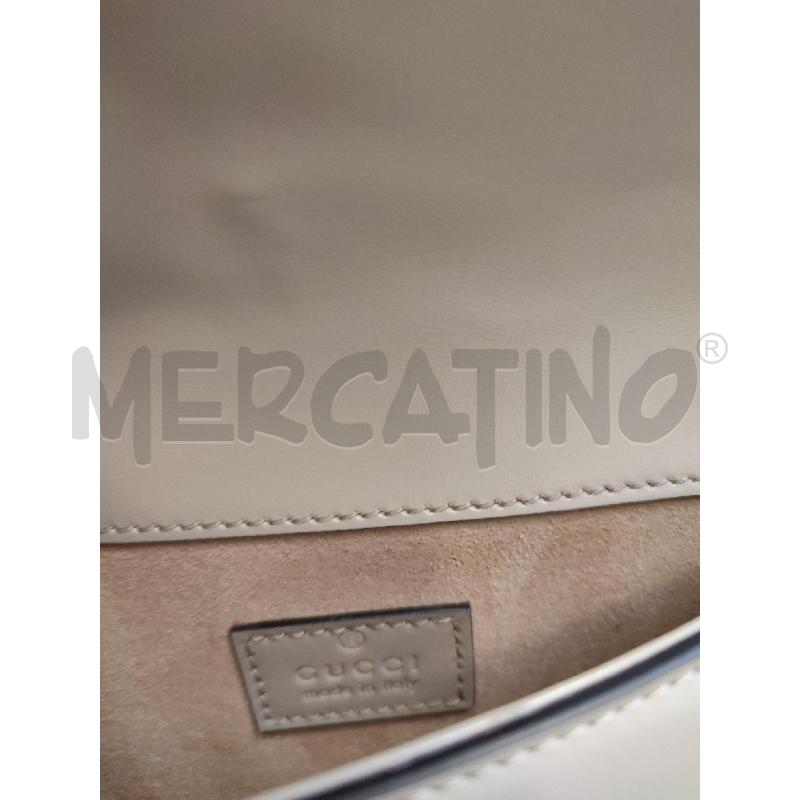 MARSUPIO POCHETTE BEIGE GUCCI JACKIE 1961 PELLE | Mercatino dell'Usato Roma montemario 2