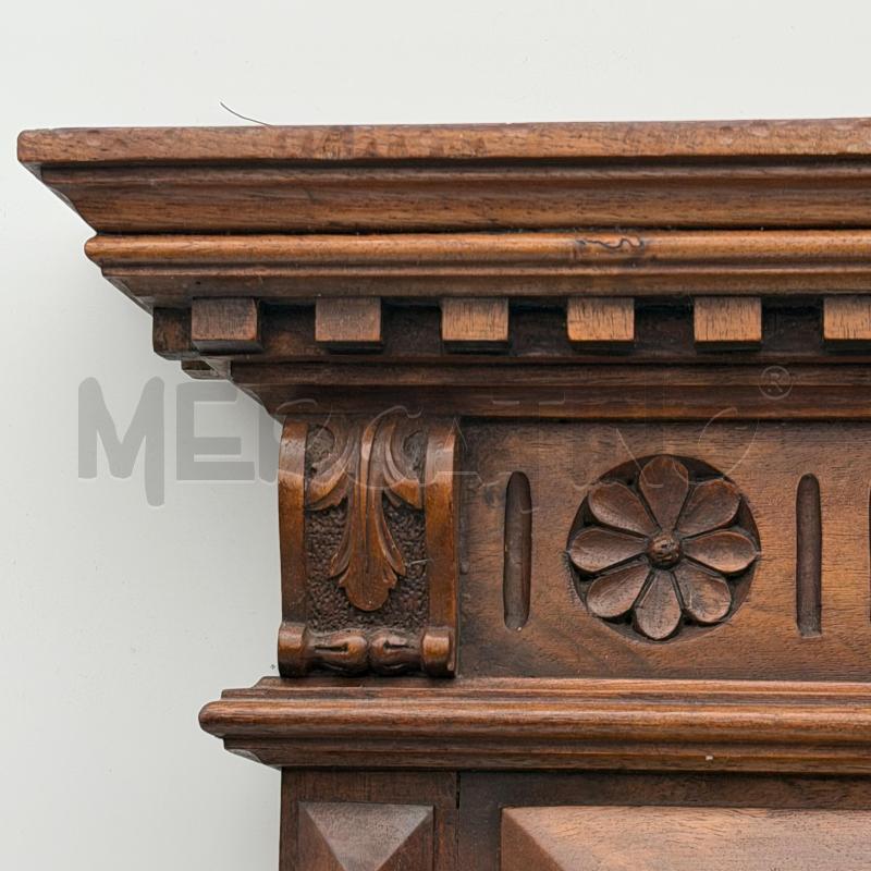 MENSOLA LEGNO A FINESTRA DECORO FOGLIE  | Mercatino dell'Usato Roma montemario 3
