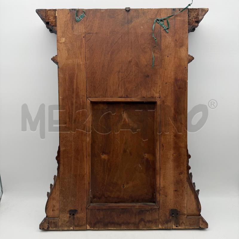 MENSOLA LEGNO A FINESTRA DECORO FOGLIE  | Mercatino dell'Usato Roma montemario 5