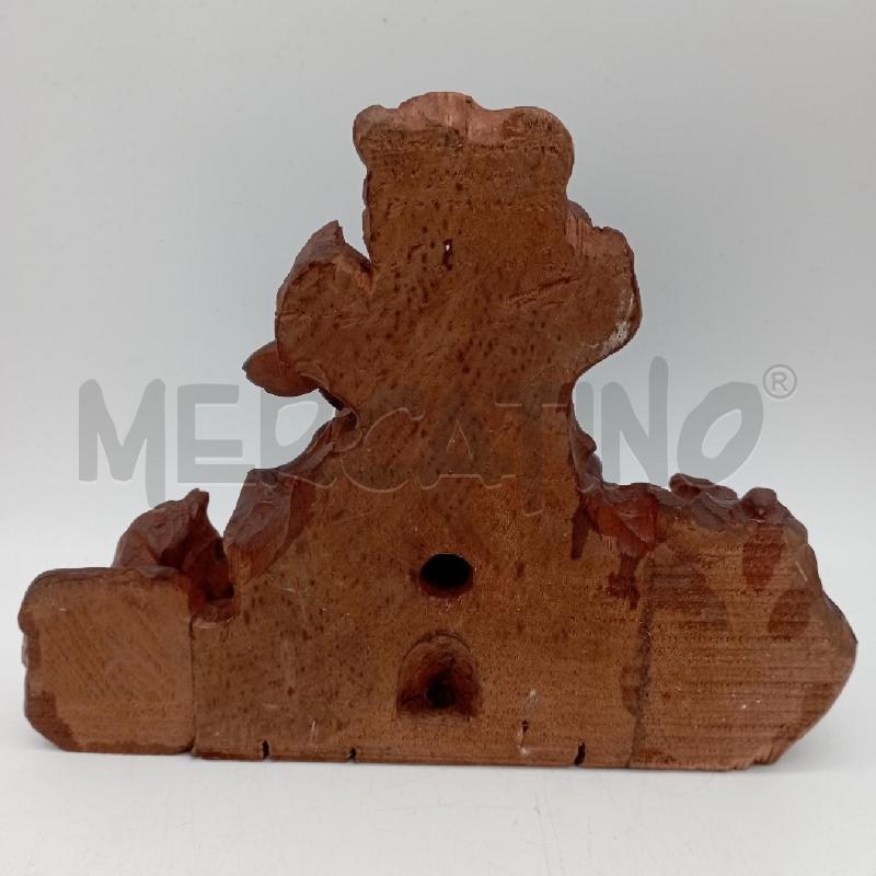 MENSOLA LEGNO VOLTI PUTTI | Mercatino dell'Usato Roma montemario 2