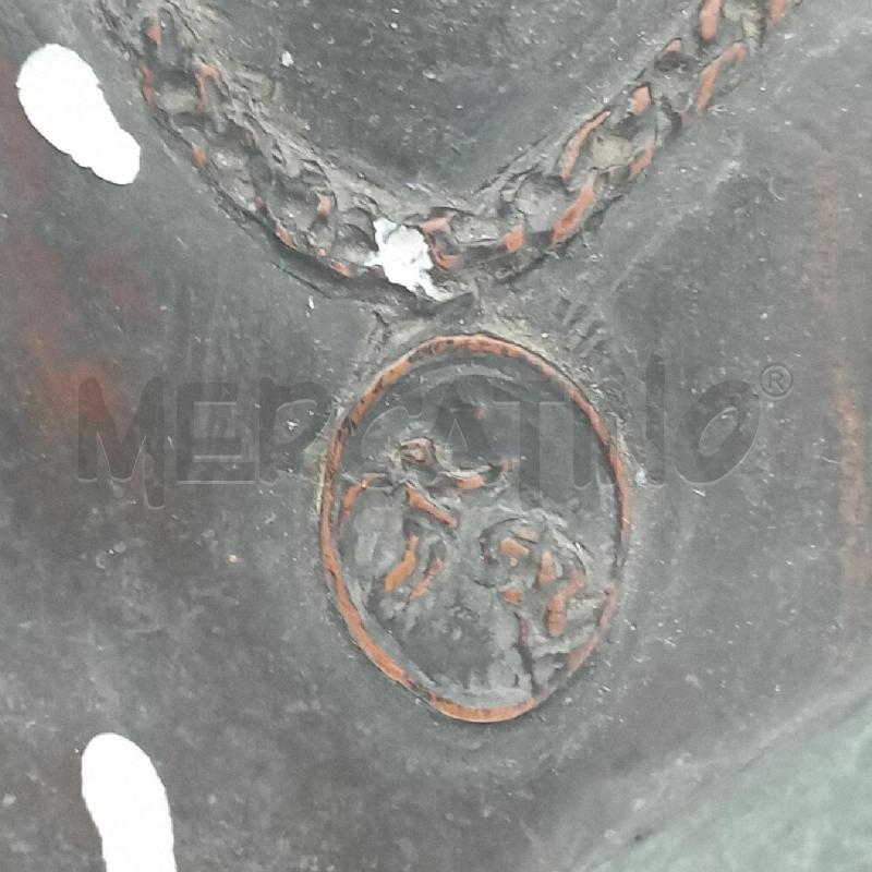 MEZZO BUSTO BRONZO BAMBINO CON COLLANA | Mercatino dell'Usato Roma montemario 3