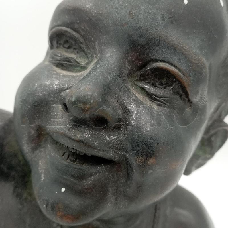 MEZZO BUSTO BRONZO BAMBINO CON COLLANA | Mercatino dell'Usato Roma montemario 4