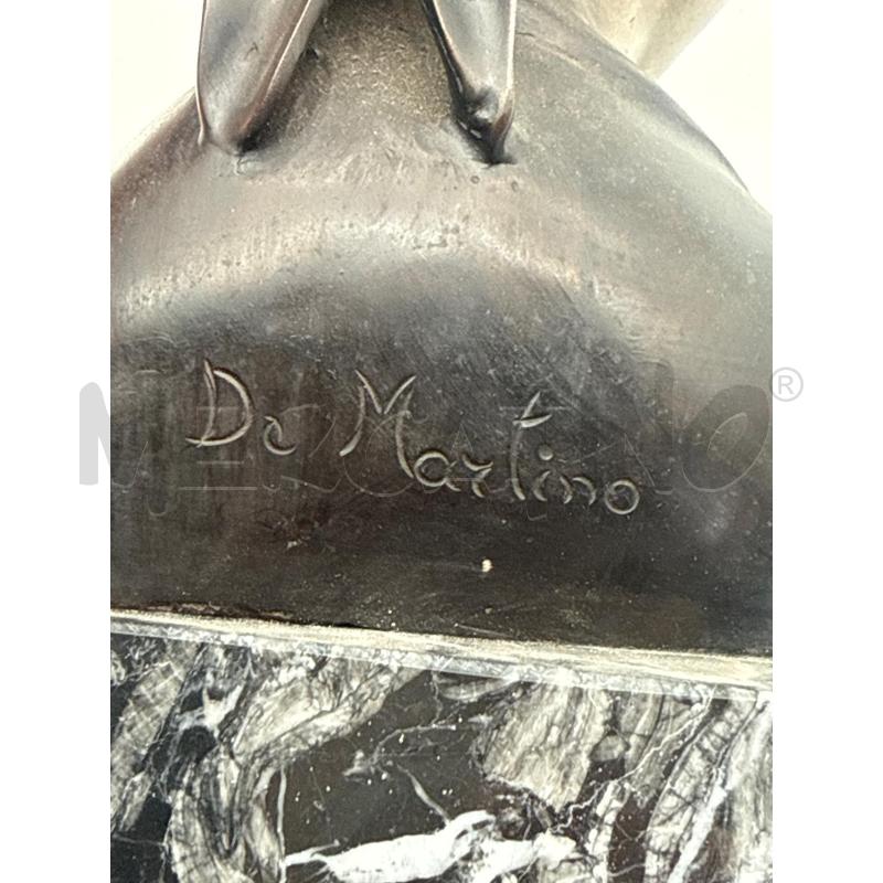MEZZO BUSTO BRONZO DE MARTINO FANCIULLA | Mercatino dell'Usato Roma montemario 3