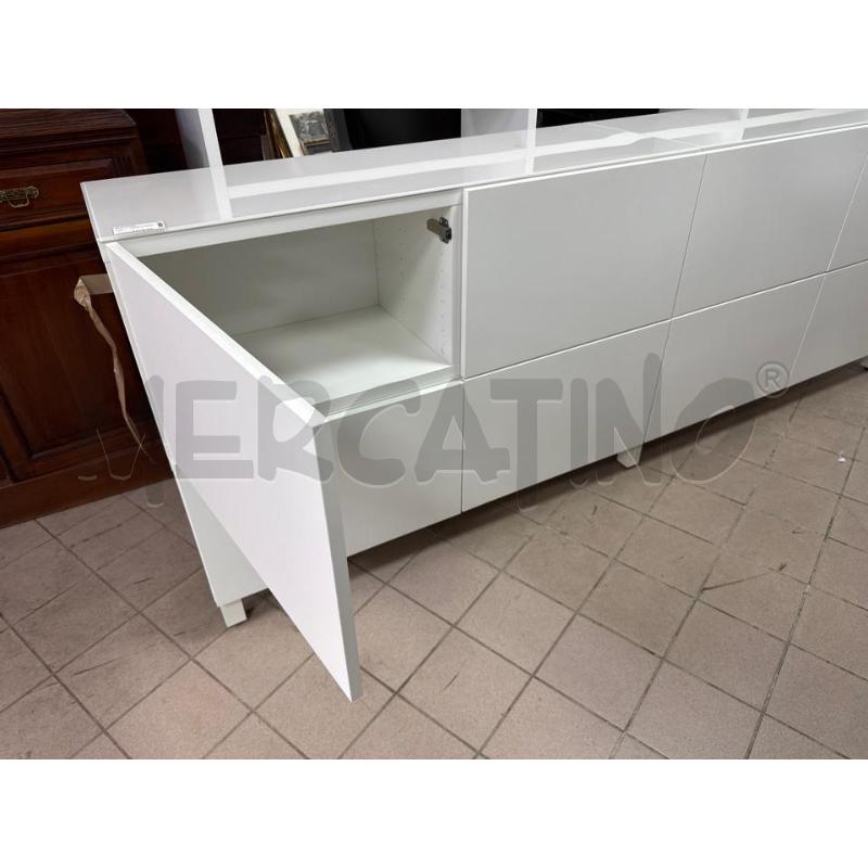 MOBILE CREDENZA BIANCA 8A | Mercatino dell'Usato Roma montemario 2