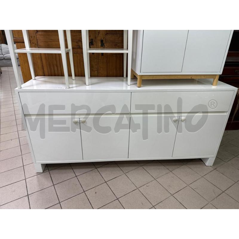MOBILE CREDENZA BIANCO 4A 2C | Mercatino dell'Usato Roma montemario 1