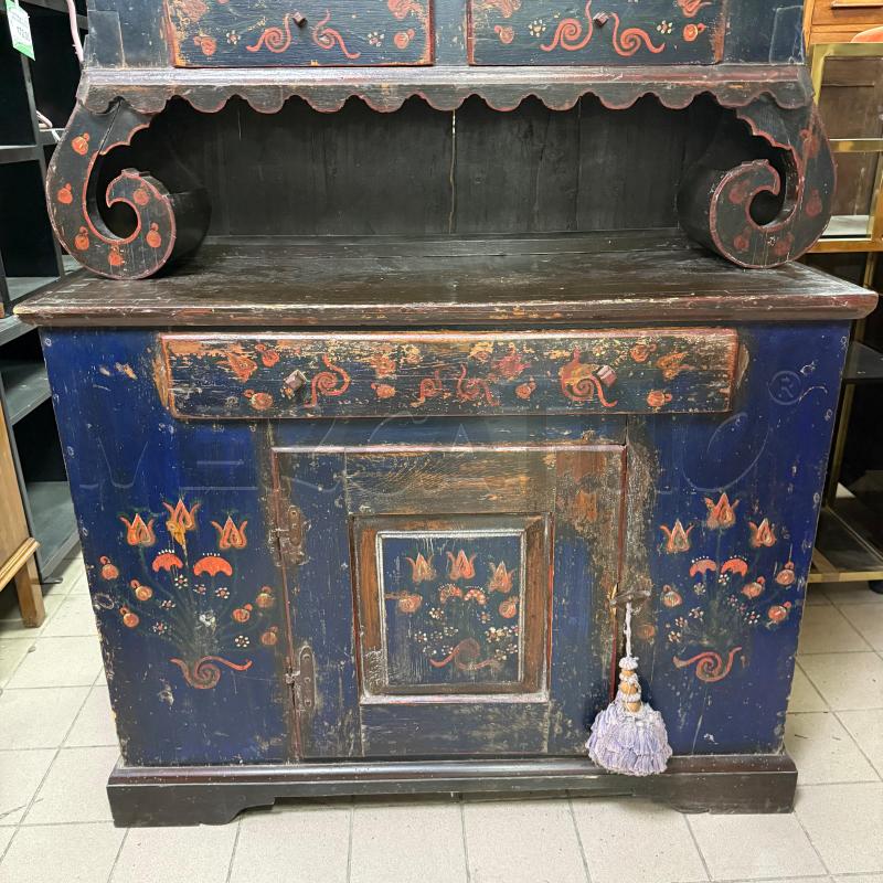MOBILE PIATTAIA TIROLESE EPOCA BLU | Mercatino dell'Usato Roma montemario 2