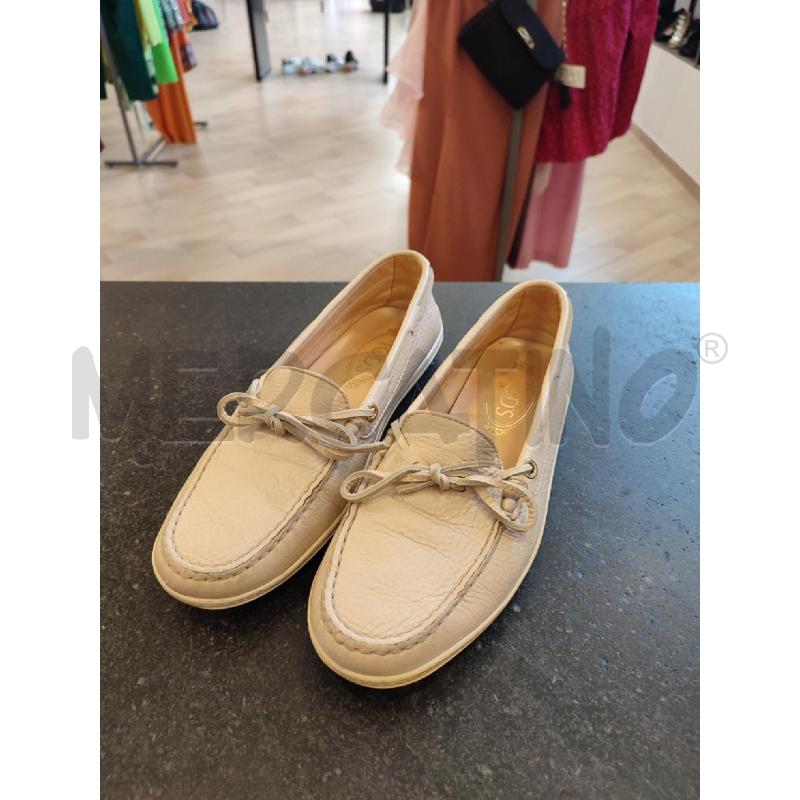 MOCASSINI DONNA BEIGE TOD'S | Mercatino dell'Usato Roma montemario 1