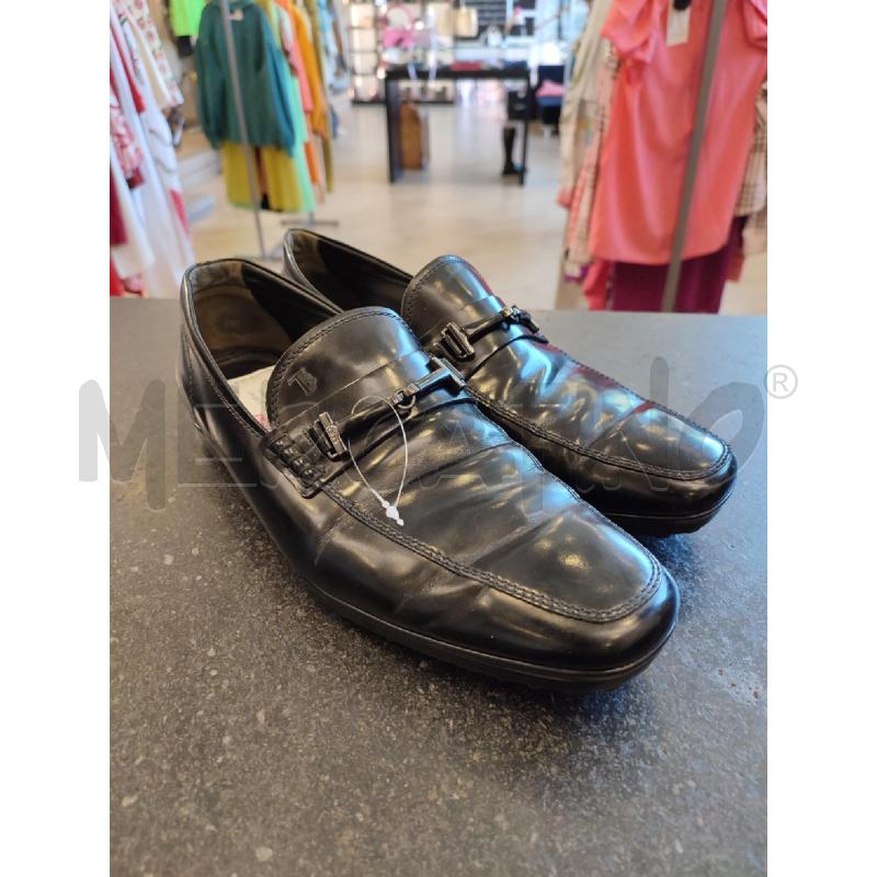 MOCASSINI PELLE UOMO NERI FIBBIA TOD'S | Mercatino dell'Usato Roma montemario 2