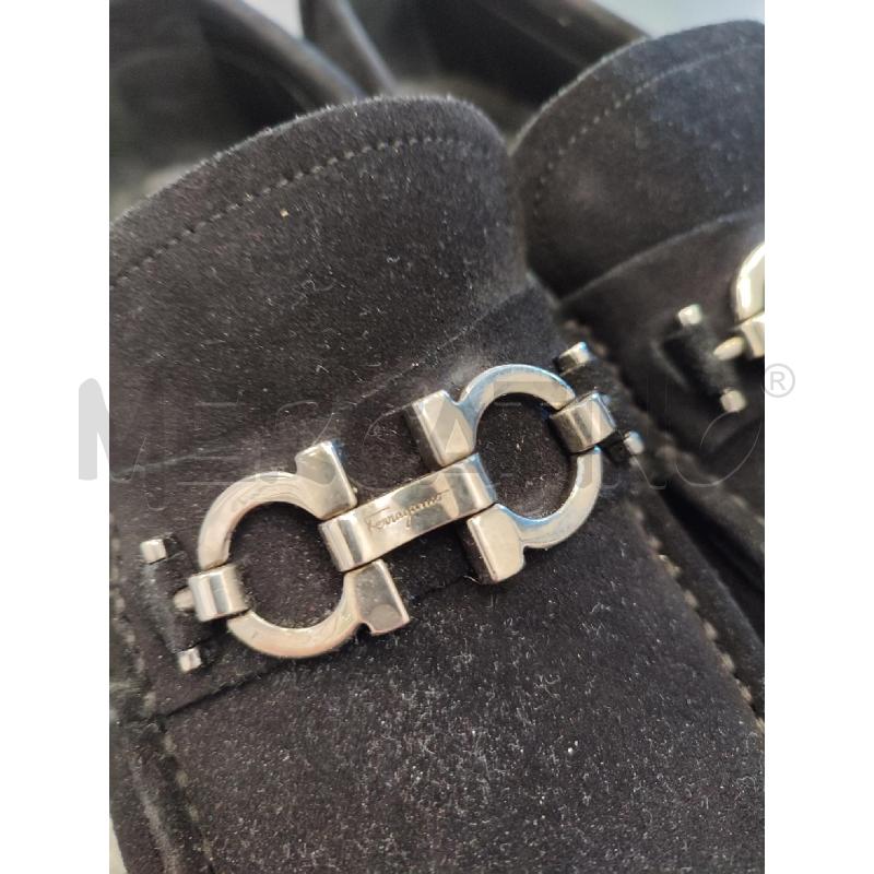 MOCASSINI UOMO NERI FERRAGAMO SCAMOSCIATI | Mercatino dell'Usato Roma montemario 2