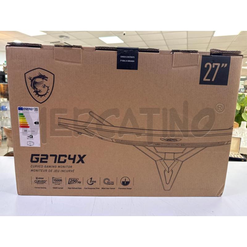 MONITOR GAMING CURVO G27C4X | Mercatino dell'Usato Roma montemario 1