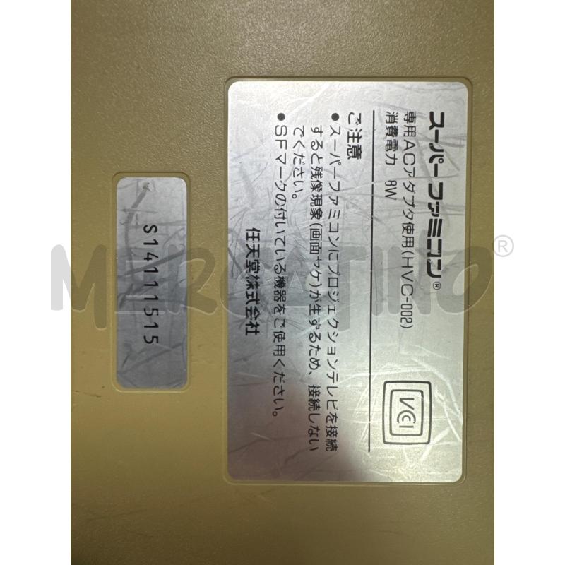 NINTENDO SUPER FAMICOM CON PAD | Mercatino dell'Usato Roma montemario 3