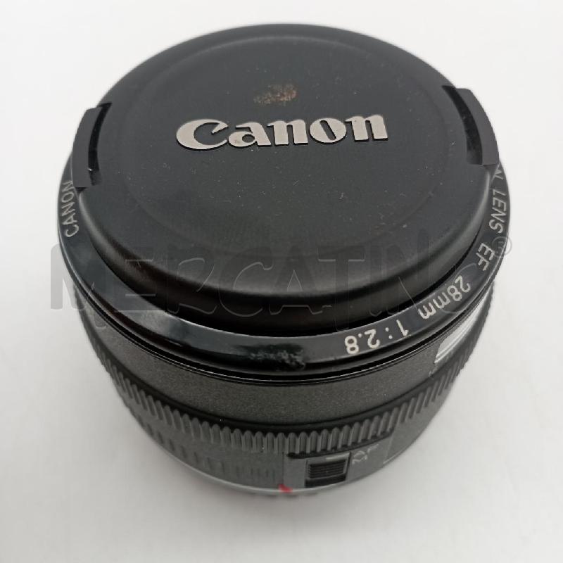OBIETTIVO CANON LENS 28 MM | Mercatino dell'Usato Roma montemario 1