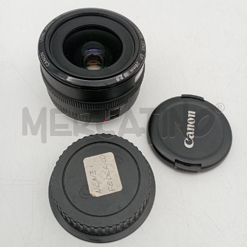OBIETTIVO CANON LENS 28 MM | Mercatino dell'Usato Roma montemario 2
